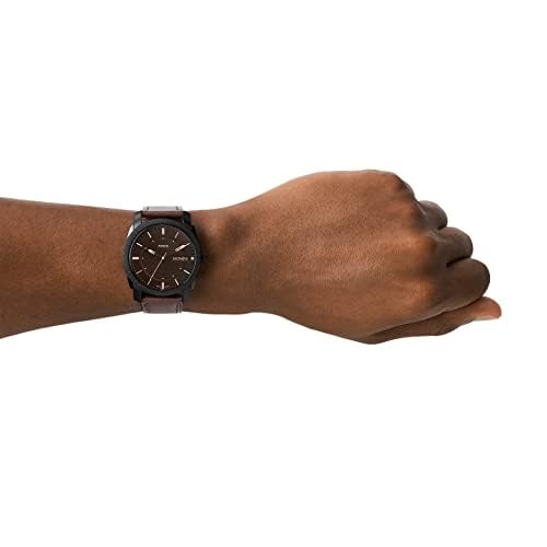 Fossil Machine Men's Watch with Stainless Steel or Leather Band, Chronograph or Analog Watch Display