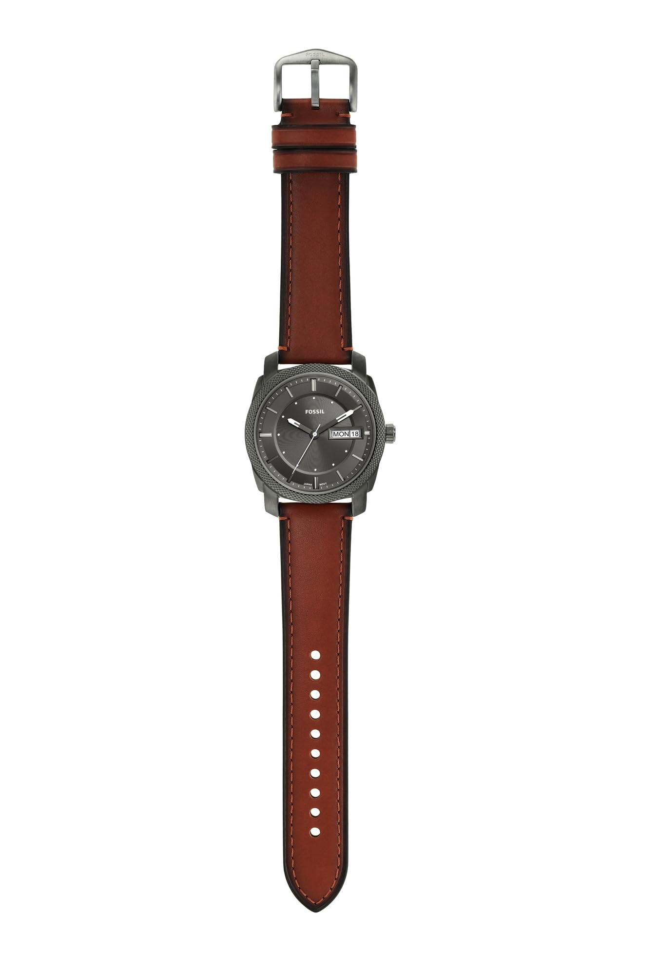 Fossil Machine Men's Watch with Stainless Steel or Leather Band, Chronograph or Analog Watch Display