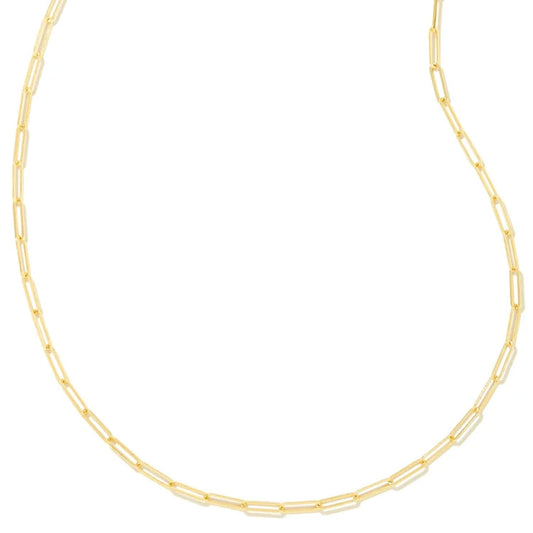 Kendra Scott Courtney Paperclip Necklace, Fashion Jewelry for Women