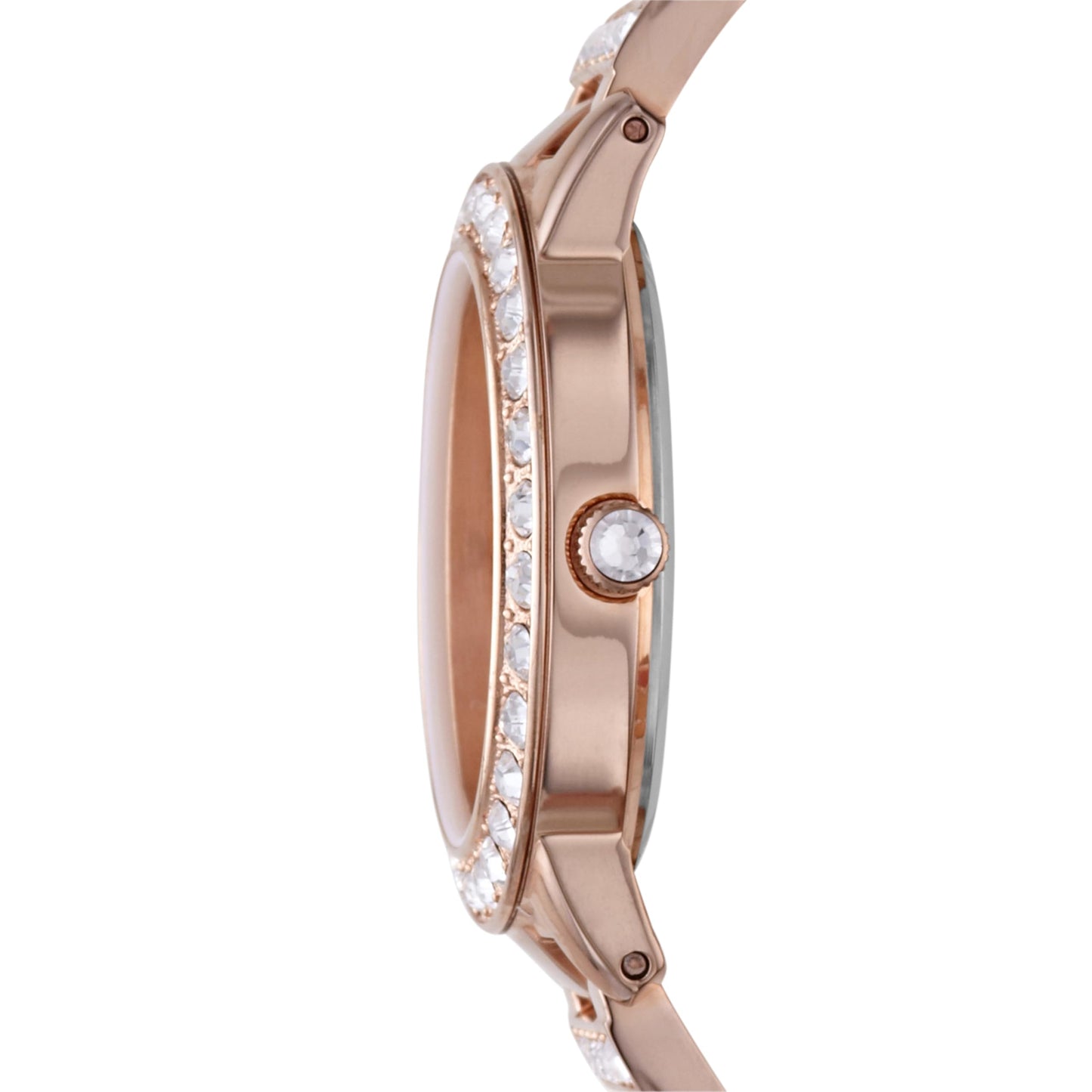 Fossil Jesse Women's Watch with Crystal Accents and Self-Adjustable Stainless Steel Bracelet Band