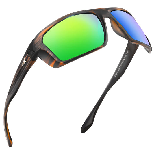 KastKing Huzzah Polarized Sport Sunglasses for Men and Women, Ideal for Driving Fishing Cycling and Running,UV Protection