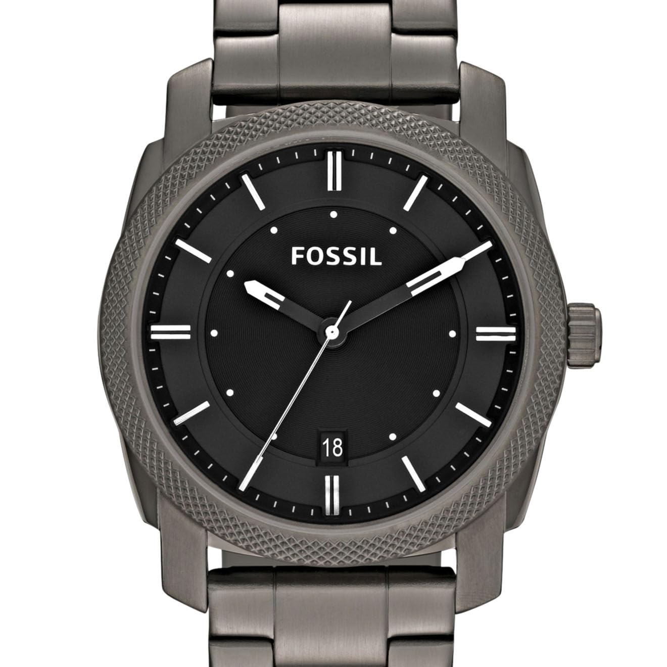 Fossil Machine Men's Watch with Stainless Steel or Leather Band, Chronograph or Analog Watch Display