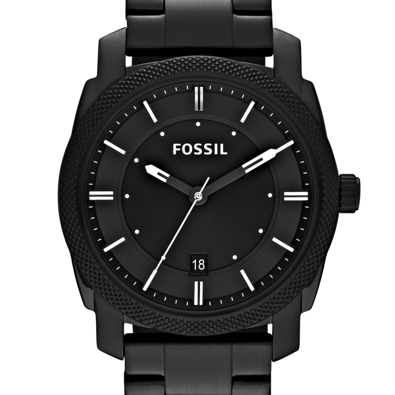 Fossil Machine Men's Watch with Stainless Steel or Leather Band, Chronograph or Analog Watch Display