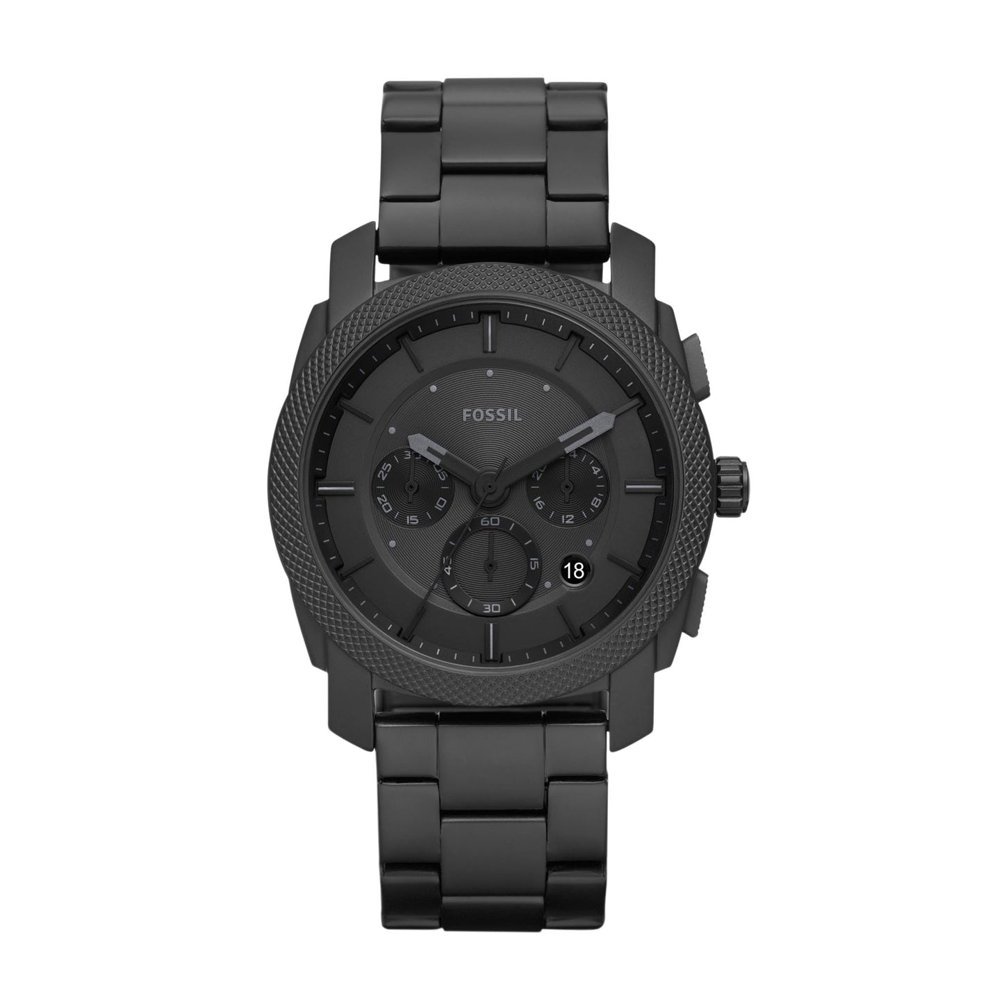 Fossil Machine Men's Watch with Stainless Steel or Leather Band, Chronograph or Analog Watch Display