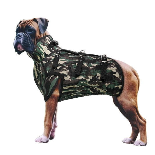 Aoneky Professional Hunting Dog Armor - Hunting Dog Safety Vest - Dog Harness Vest - Hounds Dog Protective Jacket (L)