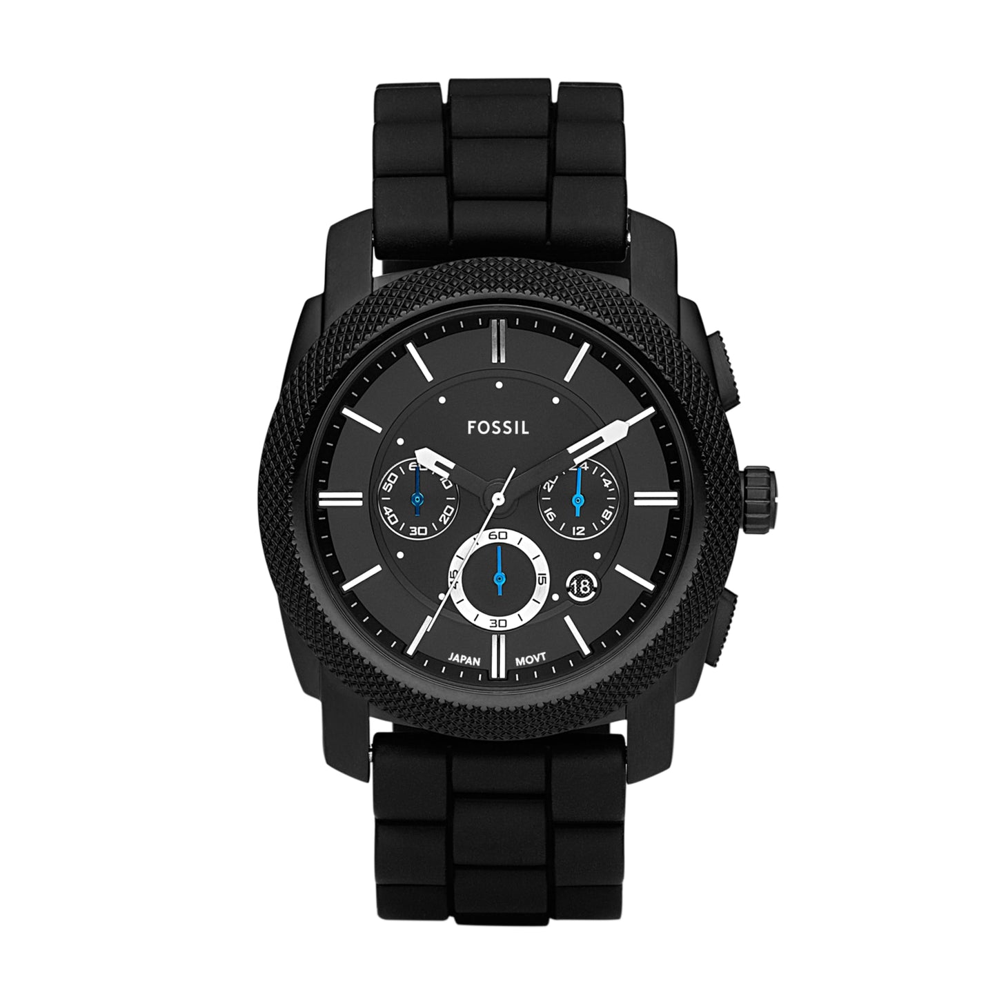 Fossil Machine Men's Watch with Stainless Steel or Leather Band, Chronograph or Analog Watch Display