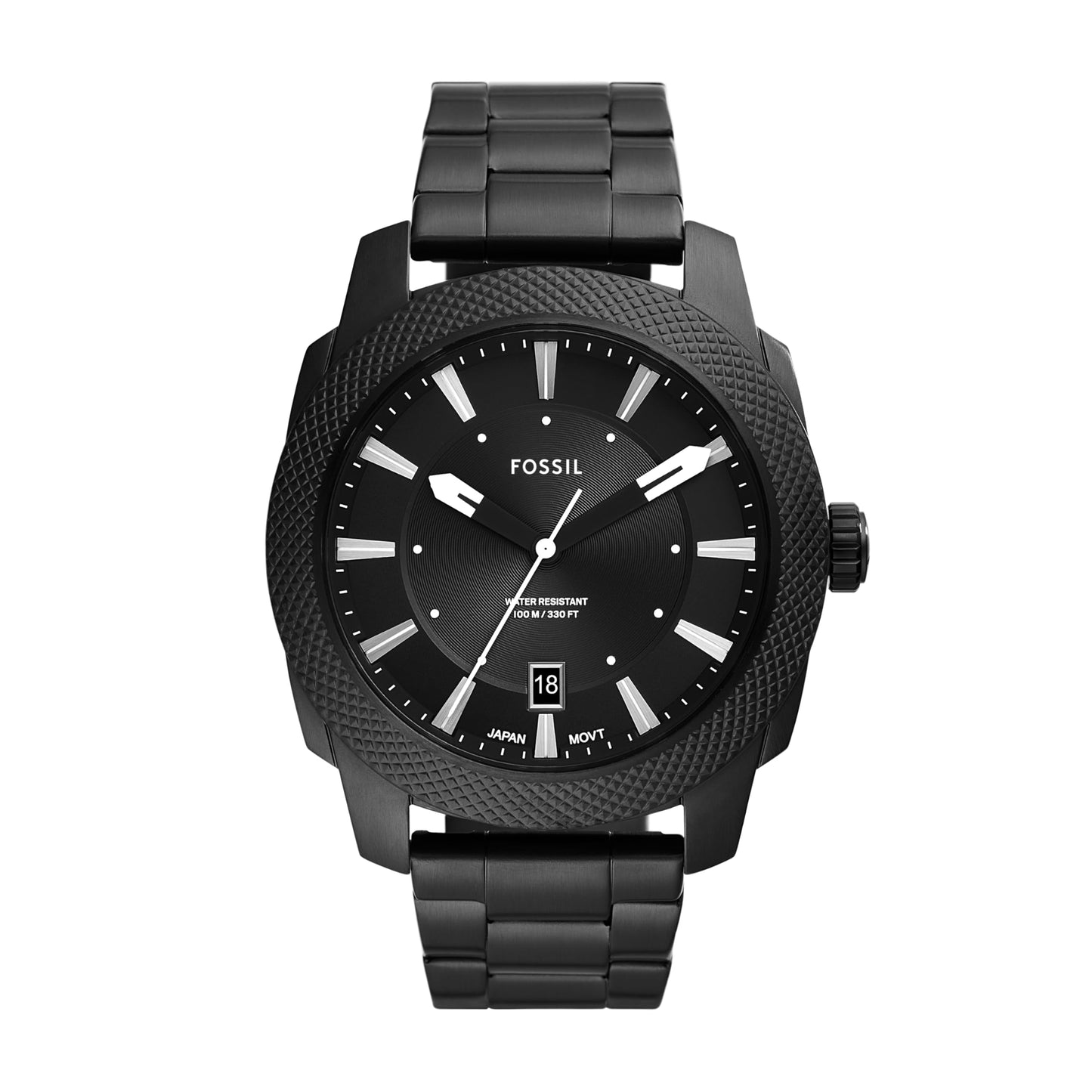 Fossil Machine Men's Watch with Stainless Steel or Leather Band, Chronograph or Analog Watch Display