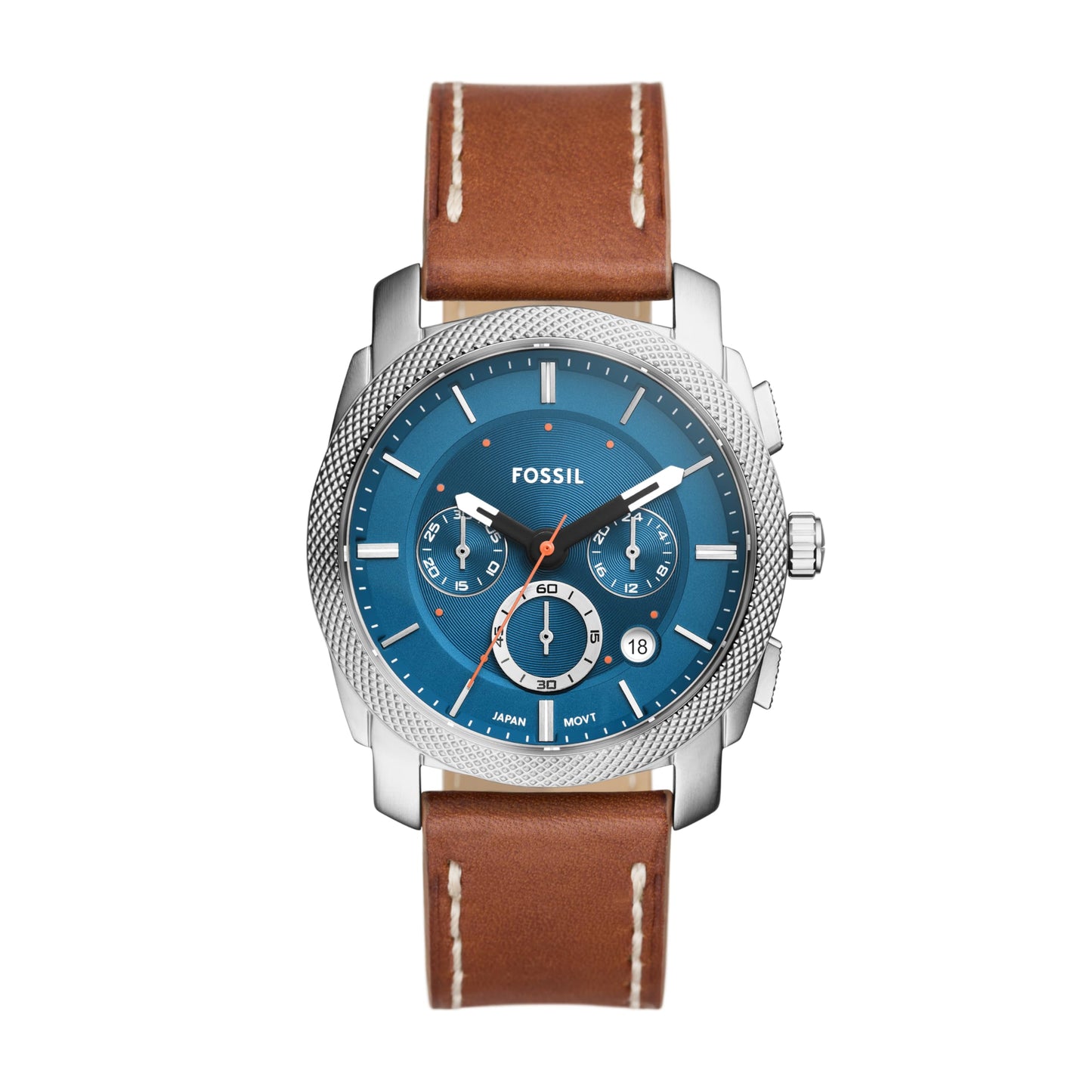 Fossil Machine Men's Watch with Stainless Steel or Leather Band, Chronograph or Analog Watch Display