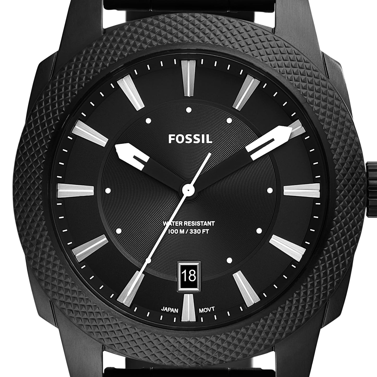 Fossil Machine Men's Watch with Stainless Steel or Leather Band, Chronograph or Analog Watch Display